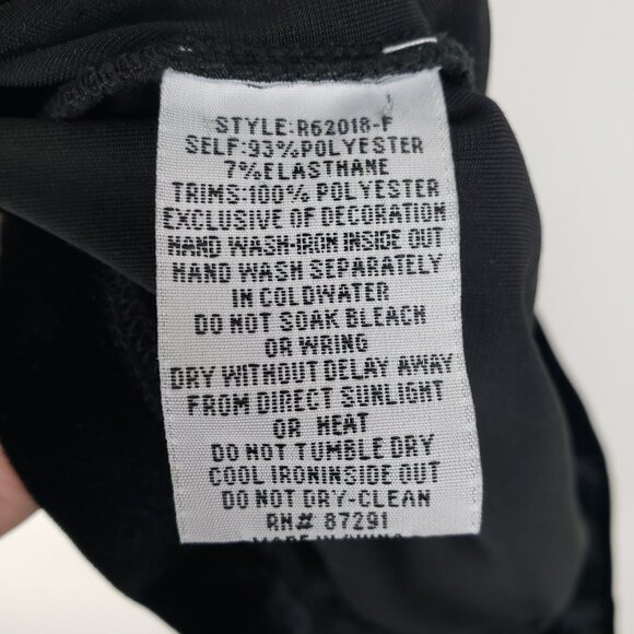 Johnny Was JW Los Angeles Black Velvet Tonal Embroidered Leggings Womens Medium - Picture 8 of 8